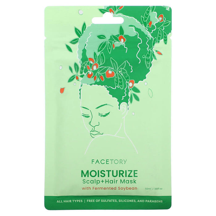 FaceTory, Scalp & Hair Mask, Moisturize, With Fermented Soybean, 1.69 fl oz (50 ml)