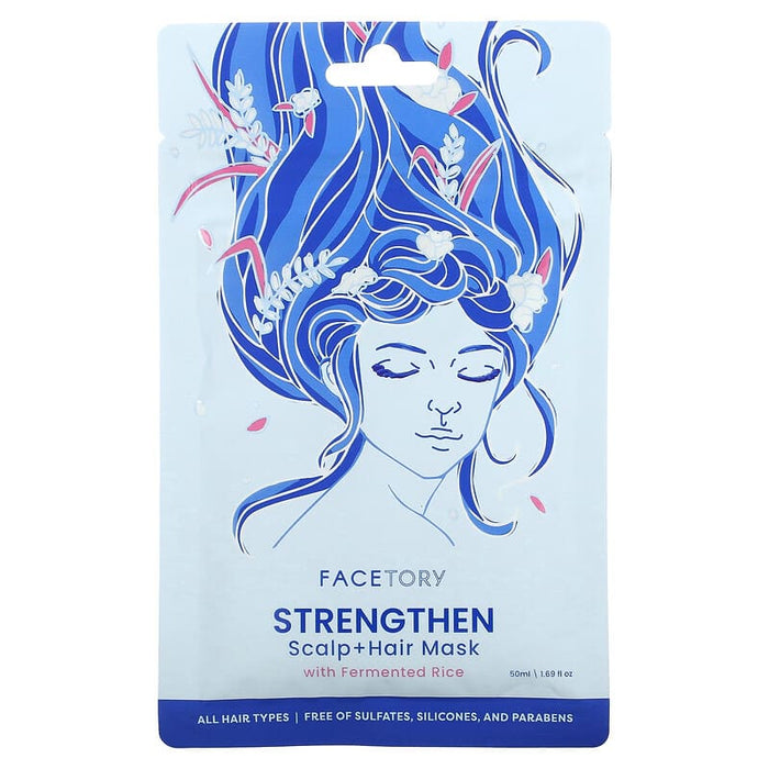 FaceTory, Strengthen, Scalp + Hair Mask with Fermented Rice, 1.69 fl oz (50 ml)