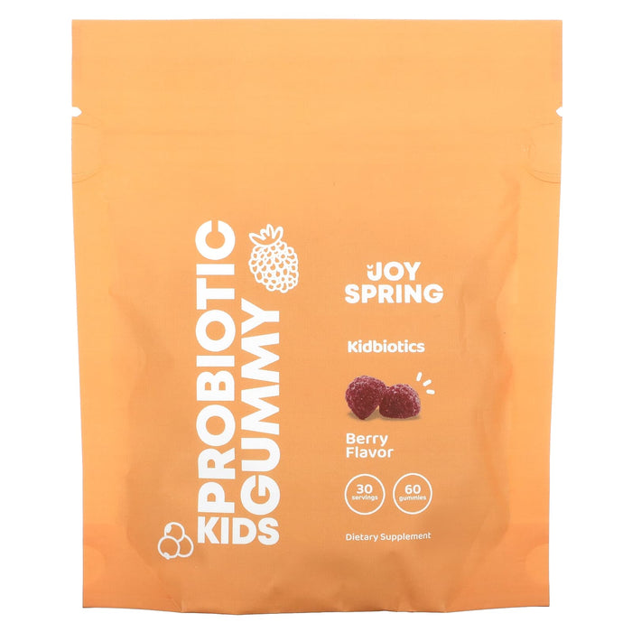 JoySpring, Kids Probiotic Gummy, Berry, 60 Gummies