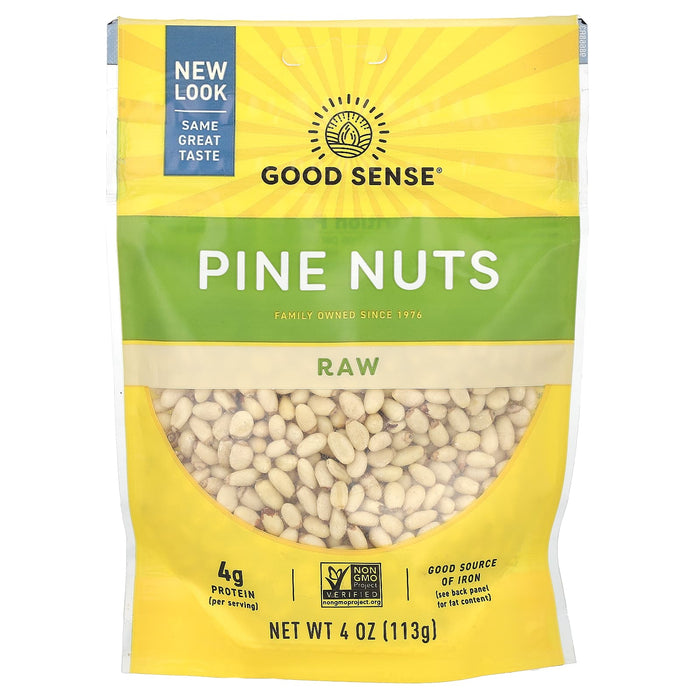 Good Sense, Pine Nuts, Raw, 4 oz (113 g)