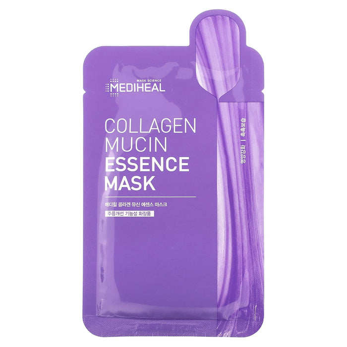 Mediheal, Collagen Mucin Essence Beauty Mask , 1 Sheet Mask, 0.68 fl oz (20 ml)