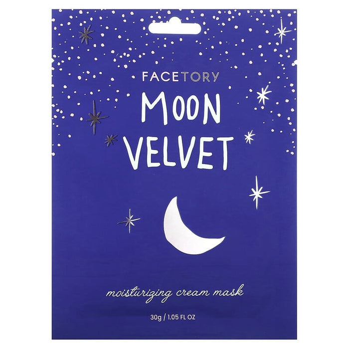 FaceTory, Moon Velvet, Moisturizing Cream Beauty Mask, 1 Sheet, 1.05 fl oz (30 g)