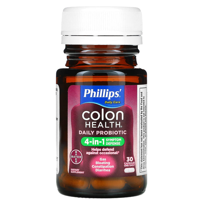 Phillips, Colon Health Daily Probiotic Supplement, 30 Capsules