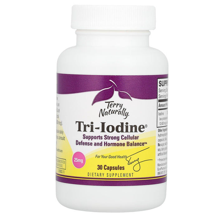 Terry Naturally, Tri-Iodine, 25 mg, 30 Capsules