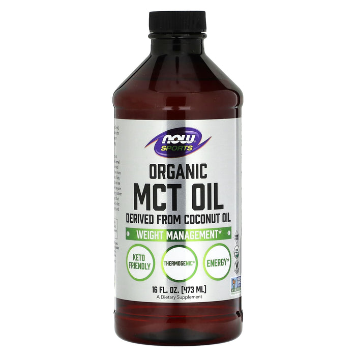 NOW Foods, Sports, Organic MCT Oil, 16 fl oz (473 ml)