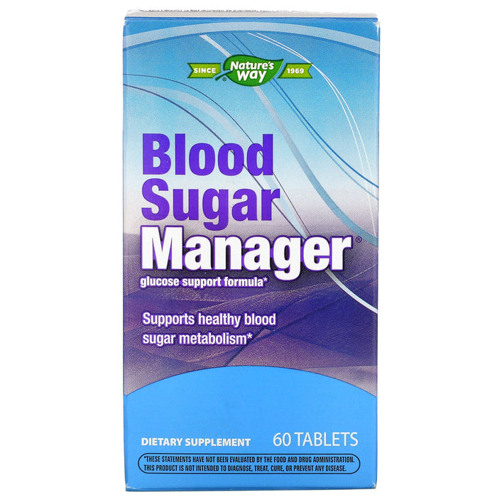 Nature's Way, Blood Sugar Manager, 60 Tablets