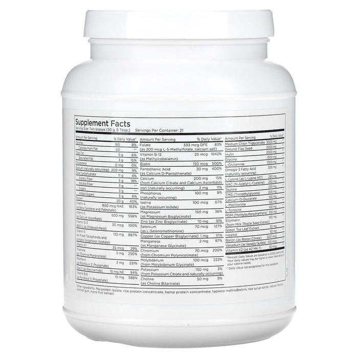 Metabolic Maintenance, Metabolic Detox Complete, Natural Vanilla, 2.3 lb (1.05 kg)