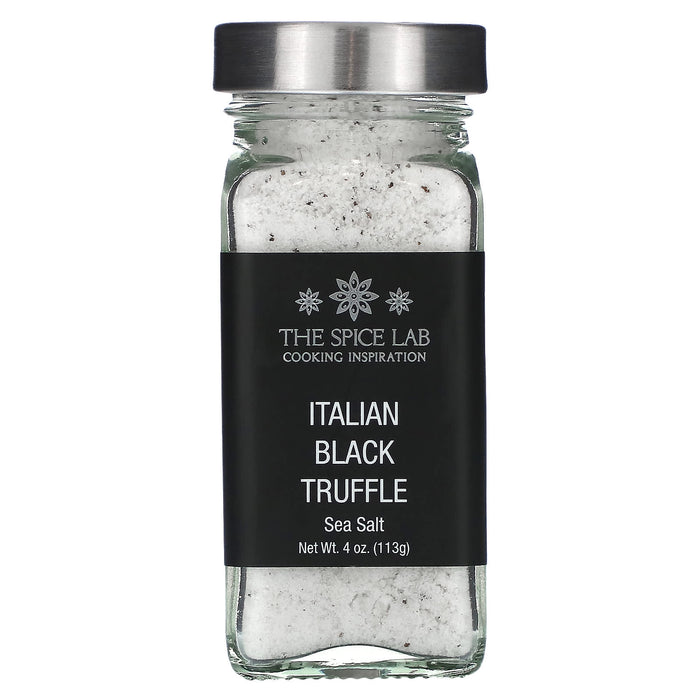 The Spice Lab, Italian Black Truffle, Sea Salt, 4 oz (113 g)