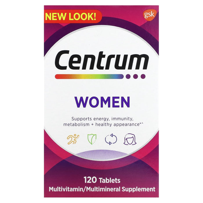 Centrum, Women Multivitamin, 120 Tablets