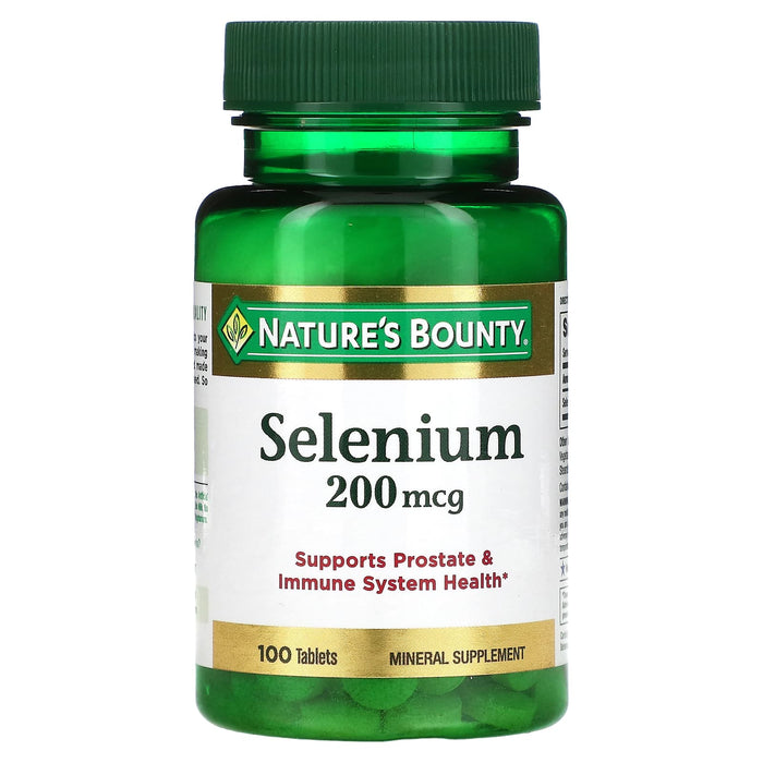 Nature's Bounty, Selenium, 200 mcg, 100 Tablets
