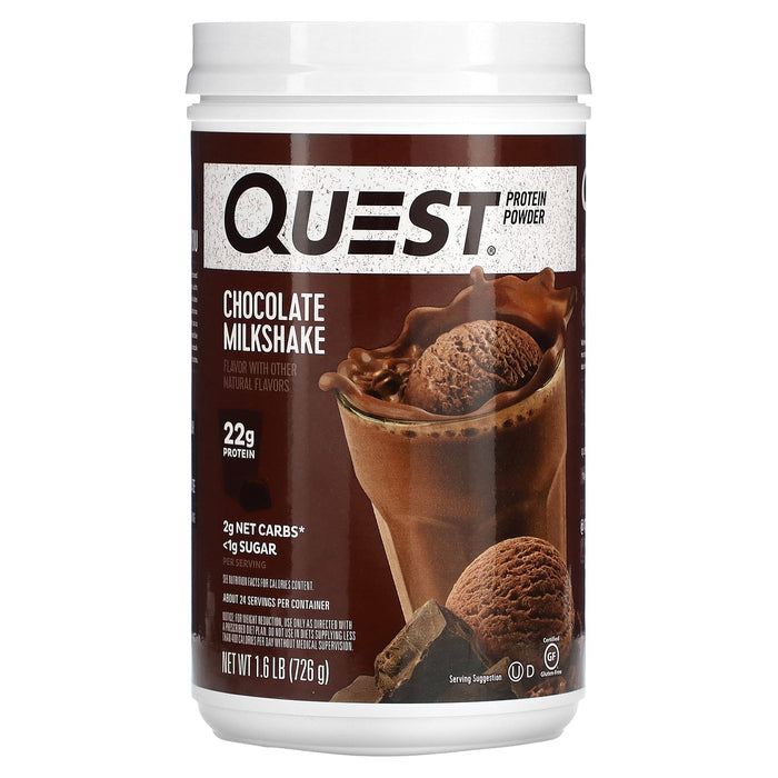 Quest Nutrition, Protein Powder, Vanilla Milkshake, 3 lb (1.36 kg)