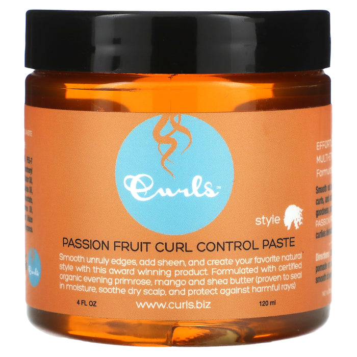 Curls, Passion Fruit Curl Control Paste, 4 fl oz (120 ml)