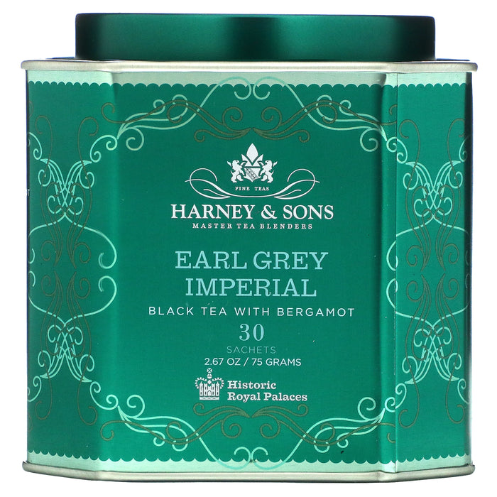 Harney & Sons, Peppermint Herbal, Caffeine Free, 30 Sachets, 1.9 oz (54 g)