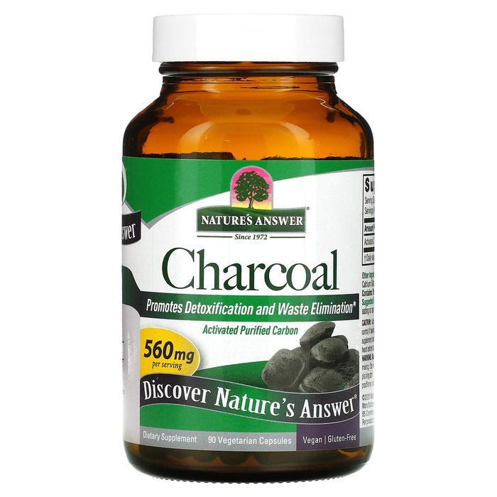 Nature's Answer, Charcoal, 280 mg, 90 Vegetarian Capsules