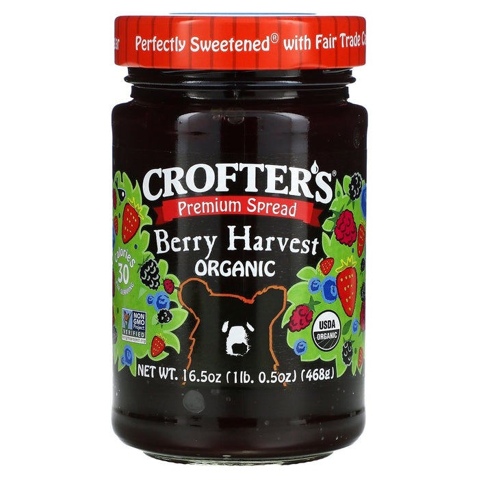 Crofter's Organic, Organic Premium Spread, Strawberry, 16.5 oz (468 g)