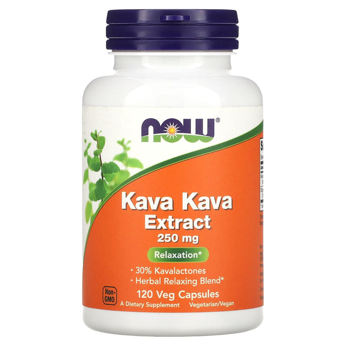 NOW Foods, Kava Kava Extract, 250 mg, 60 Veg Capsules