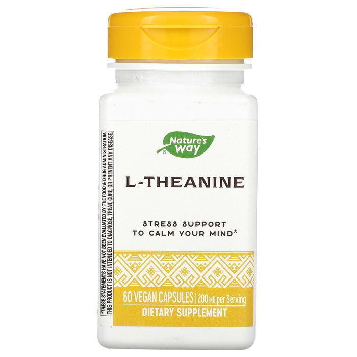 Nature's Way, L-Theanine, 100 mg, 60 Vegan Capsules