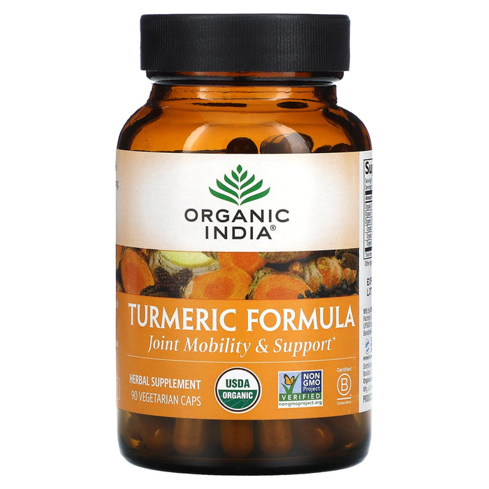 Organic India, Turmeric Formula, 90 Vegetarian Caps