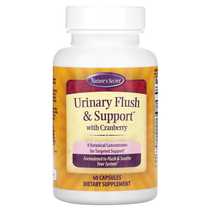 Nature's Secret, Urinary Flush & Support with Cranberry, 60 Capsules