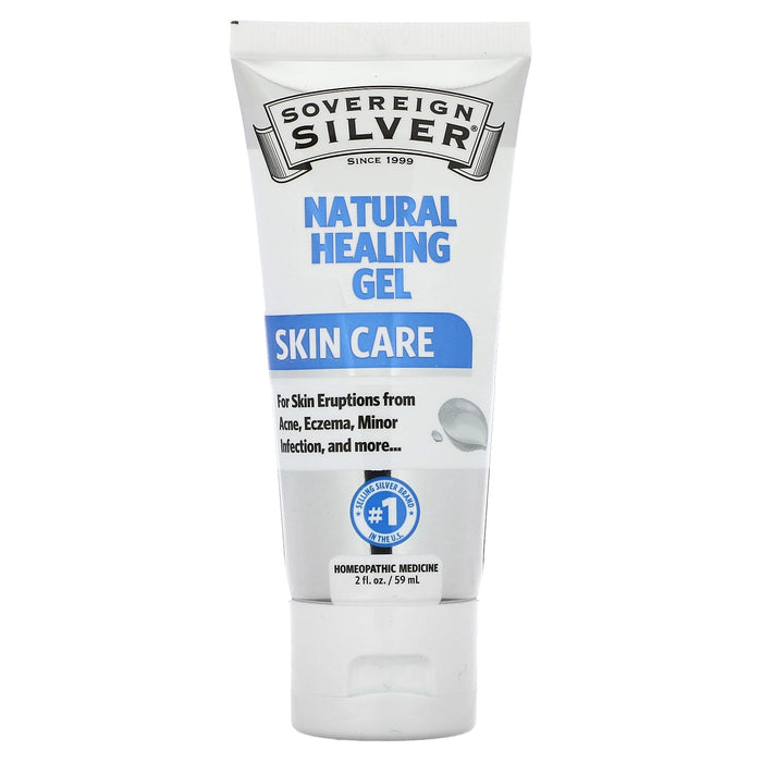 Sovereign Silver, Natural Healing Gel, Skin Care , 2 fl oz (59 ml)