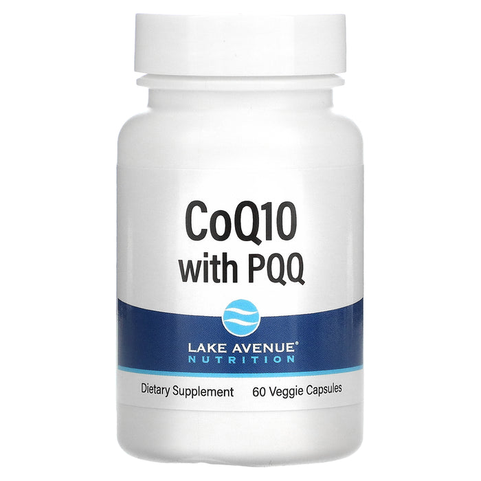 Lake Avenue Nutrition, CoQ10 with PQQ, 100 mg, 60 Veggie Capsules
