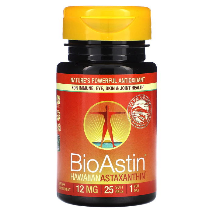 Nutrex Hawaii, BioAstin, Hawaiian Astaxanthin, 12 mg, 50 Soft Gels