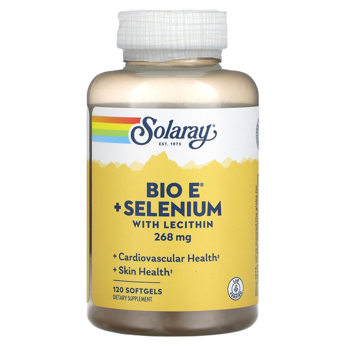 Solaray, Bio E + Selenium with Lecithin, 134 mg, 60 Softgels