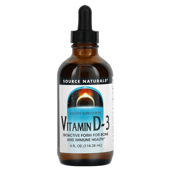 Source Naturals, Vitamin D-3, 4 fl oz (118.28 ml)