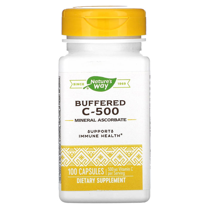 Nature's Way, Buffered C-500, 500 mg, 100 Capsules