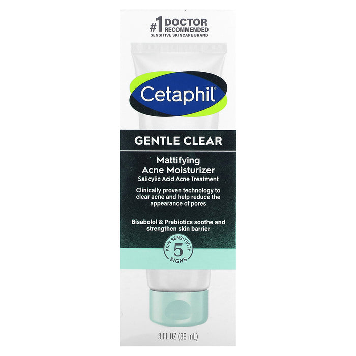 Cetaphil, Gentle Clear, Mattifying Acne Moisturizer , 3 fl oz (89 ml)