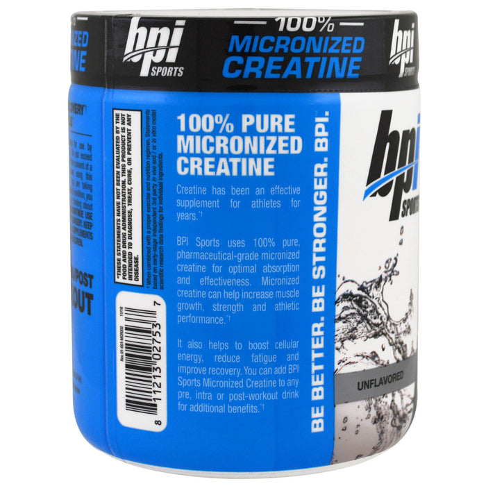 BPI Sports, Micronized Creatine, Limited Edition, Unflavored, 10.58 oz (300 g)