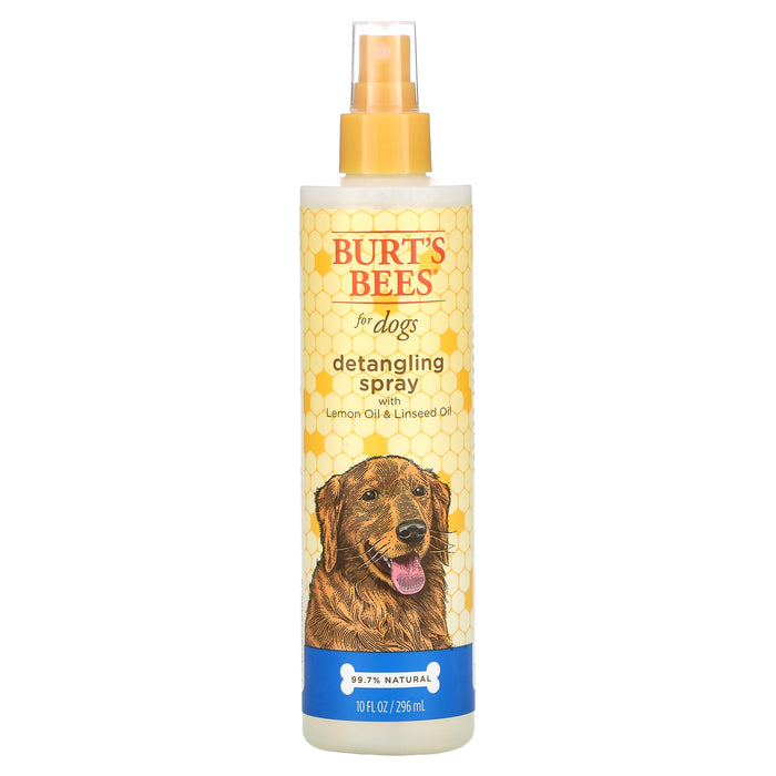 Burt's Bees, Detangling Spray for Dogs with Lemon Oil and Linseed Oil, 10 fl oz (296 ml)