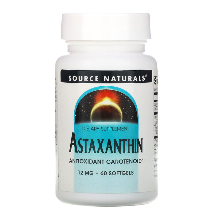 Source Naturals, Astaxanthin, 12 mg, 60 Softgels