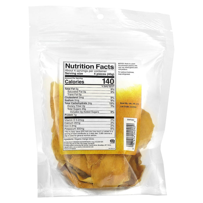 Swanson, Certified Organic Mango Slices, 6 oz (170 g)