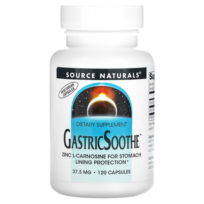 Source Naturals, GastricSoothe, 37.5 mg, 120 Capsules