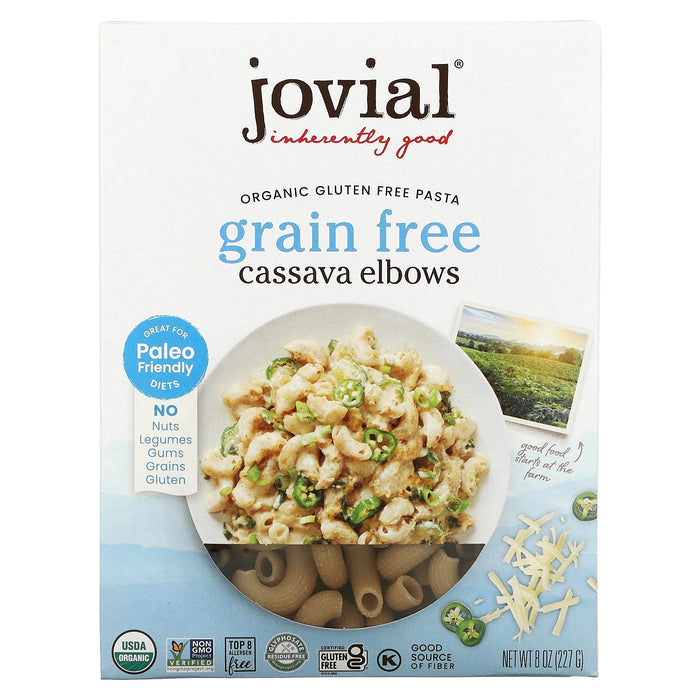 Jovial, Organic Grain Free Pasta, Cassava Fusilli, 8 oz (227 g)