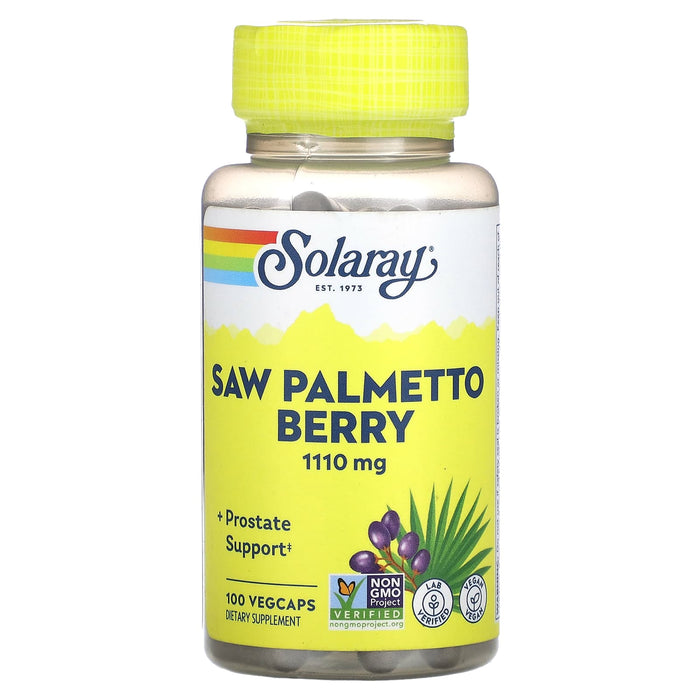 Solaray, Saw Palmetto Berry, 555 mg, 100 VegCaps