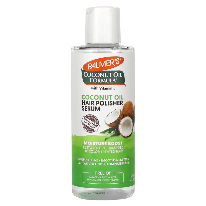 Palmers, Coconut Oil Formula, Moisture Boost, Hair Polisher Serum, 6 fl oz (178 ml)
