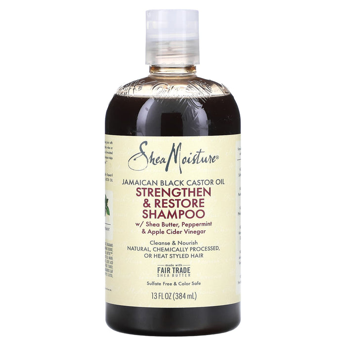 SheaMoisture, Jamaican Black Castor Oil, Strengthen & Restore Shampoo, 3.2 fl oz (95 ml)