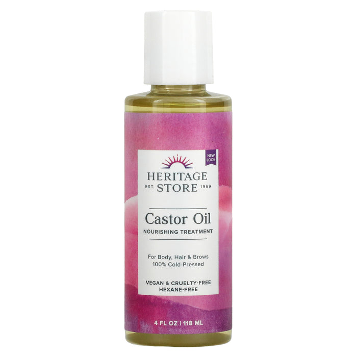 Heritage Store, Castor Oil, Nourishing Treatment, 16 fl oz (473 ml)