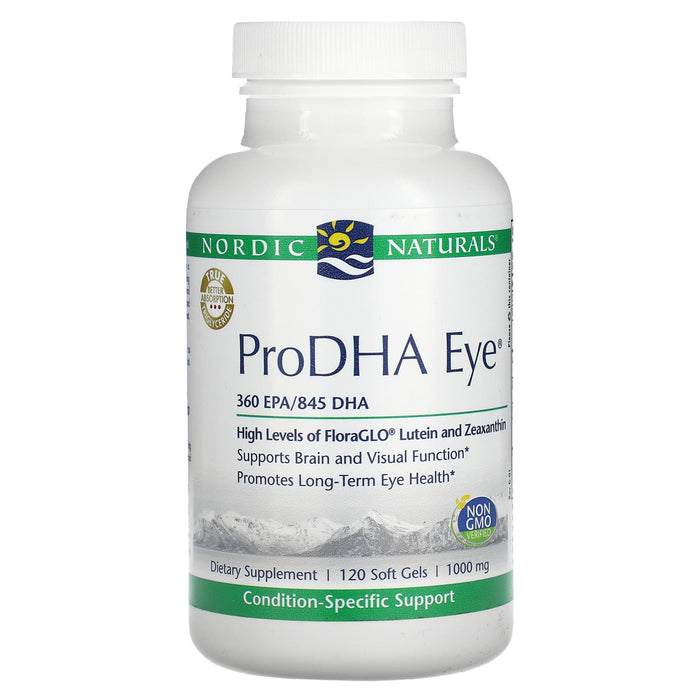 Nordic Naturals, ProDHA Eye, 500 mg, 60 Soft Gels