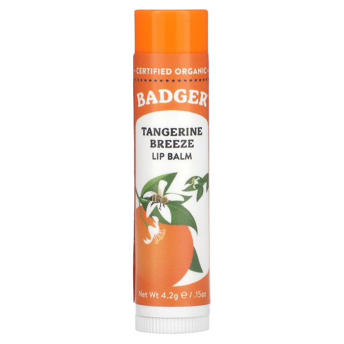 Badger Company, Organic Lip Balm, Lavender Orange, 0.15 oz (4.2 g)