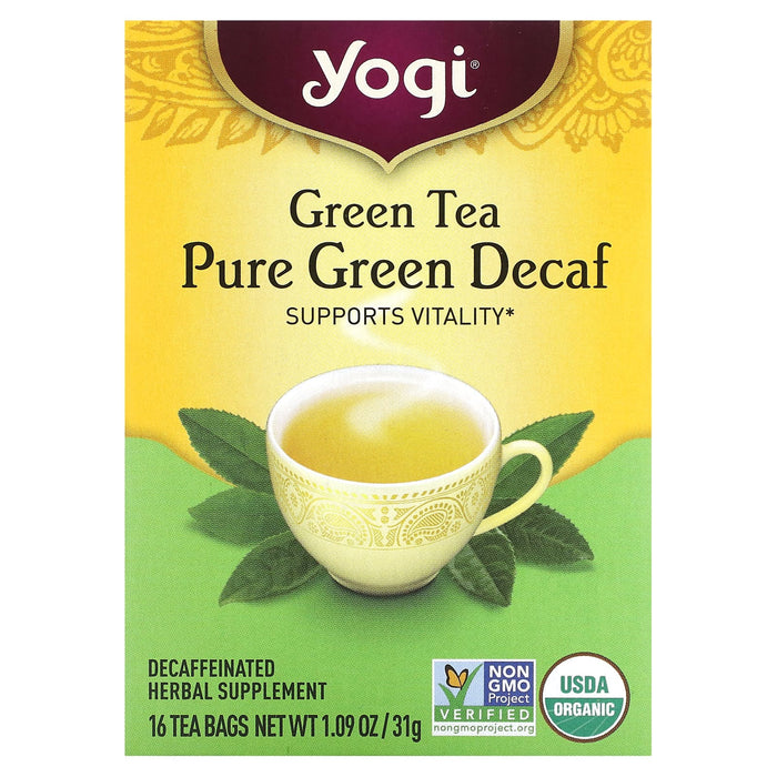 Yogi Tea, Green Tea Kombucha, 16 Tea Bags, 1.12 oz (32 g)