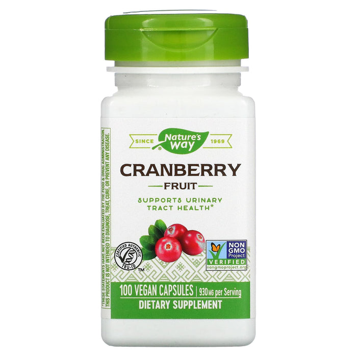 Nature's Way, Cranberry Fruit, 465 mg, 180 Vegan Capsules