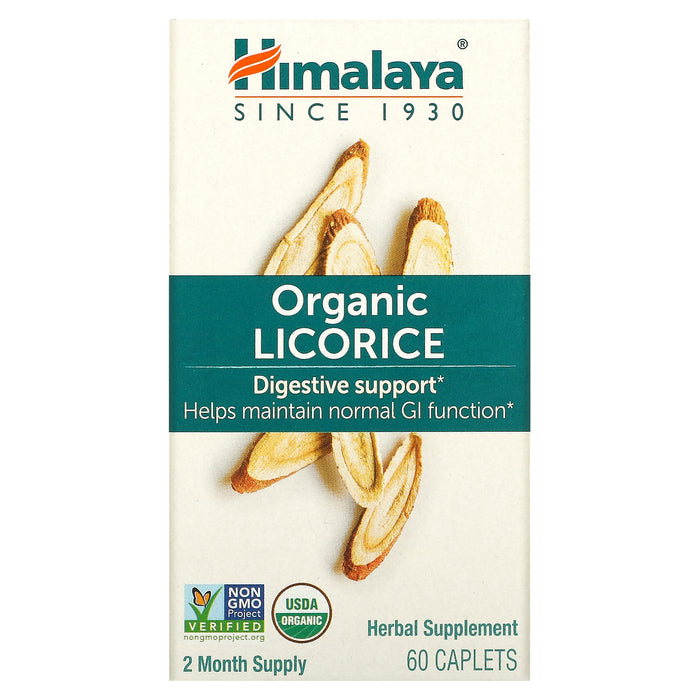 Himalaya, Organic Licorice, Digestive Support, 60 Caplets