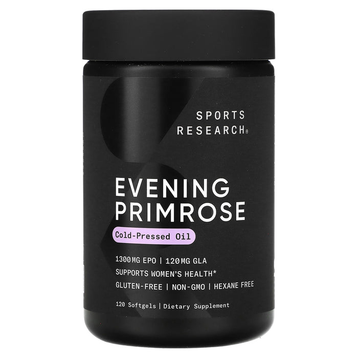 Sports Research, Evening Primrose, 1,300 mg, 30 Softgels