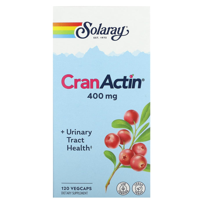 Solaray, CranActin, Urinary Tract Health, 400 mg, 180 VegCaps