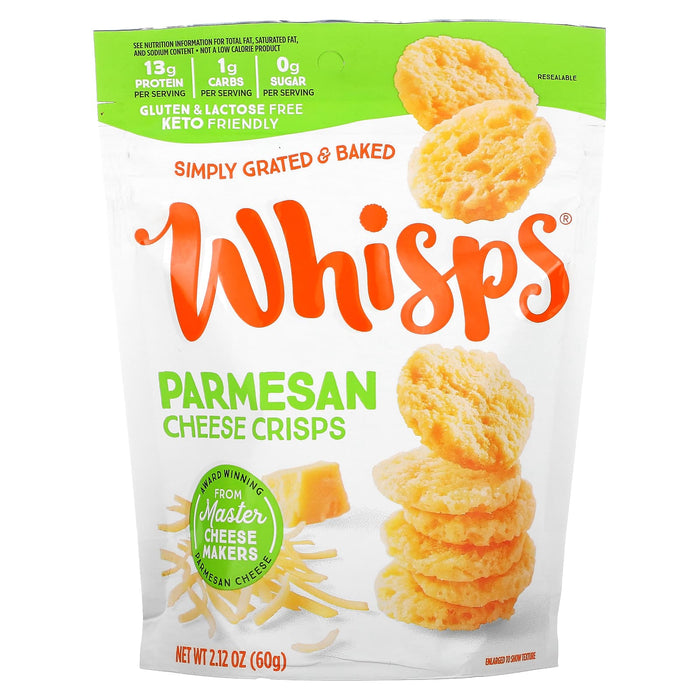 Whisps, Cheddar Cheese Crisps, 2.12 oz (60 g)
