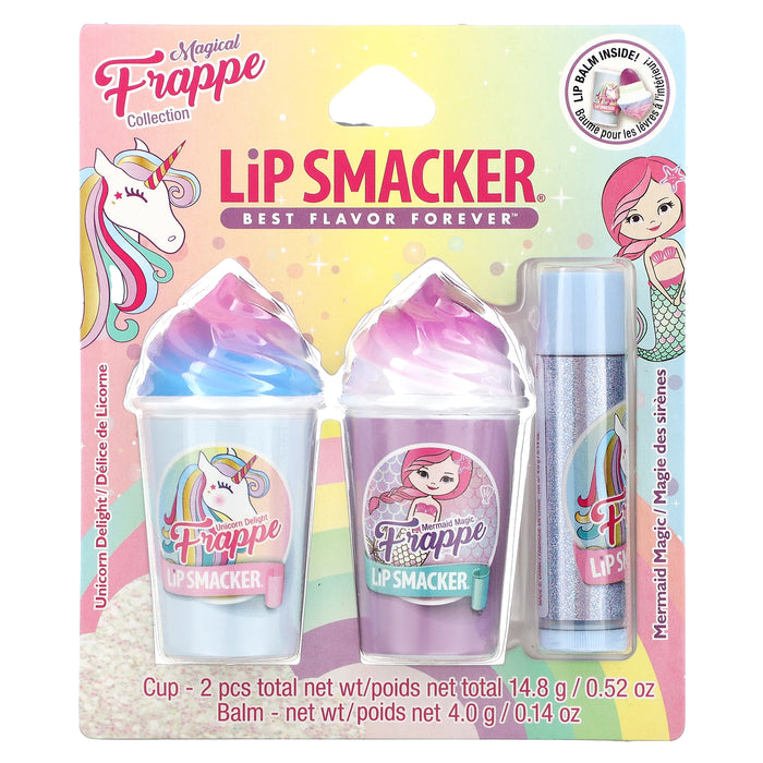 Lip Smacker, Magical Frappe Collection, Lip Balm, Assorted, 3 Pieces