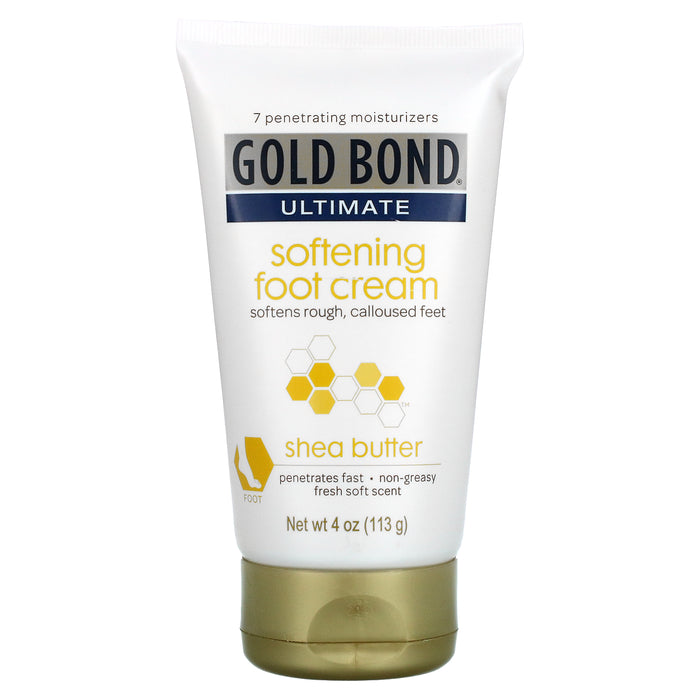 Gold Bond, Ultimate, Softening Foot Cream, Shea Butter, 4 oz (113 g)